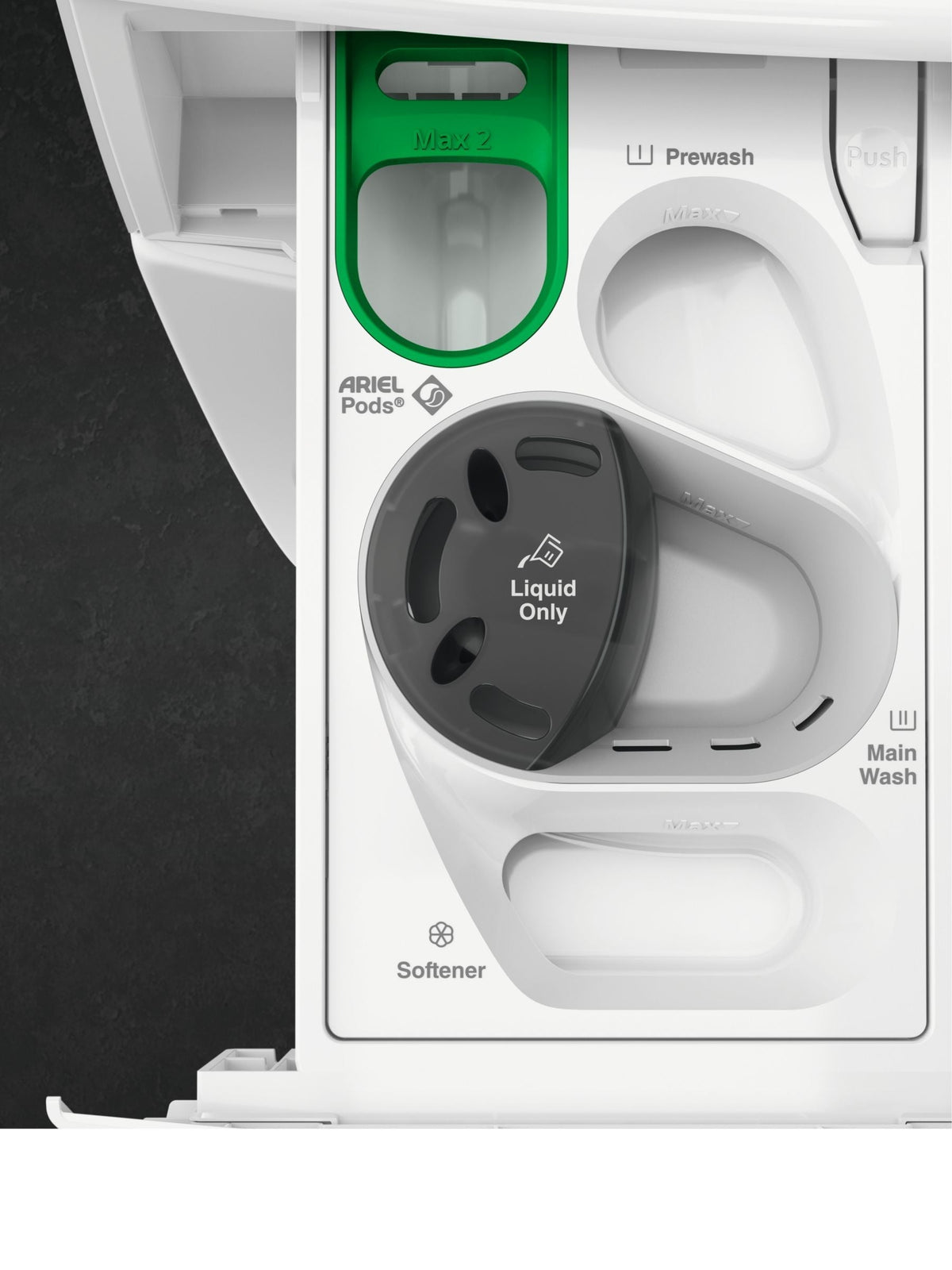 AEG LWR8516O5UD 8000 Series Washer Dryer 10kg/6kg 1600rpm White — image 2