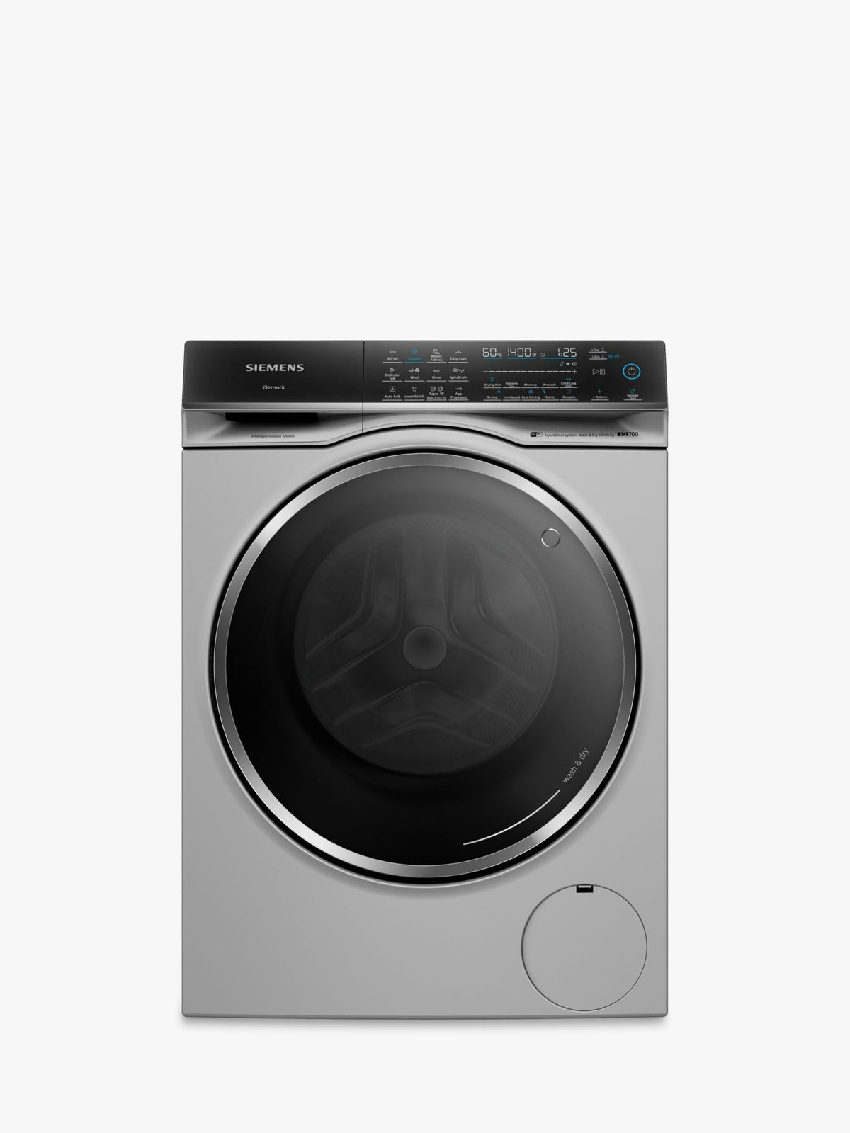 Siemens iQ700 WN54C2ATGB Washer Dryer 10.5kg/6kg 1400rpm Silver