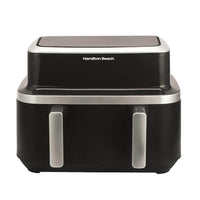 Hamilton Beach HB700VCGS Dual Air Fryer 9L Black thumbnail 3