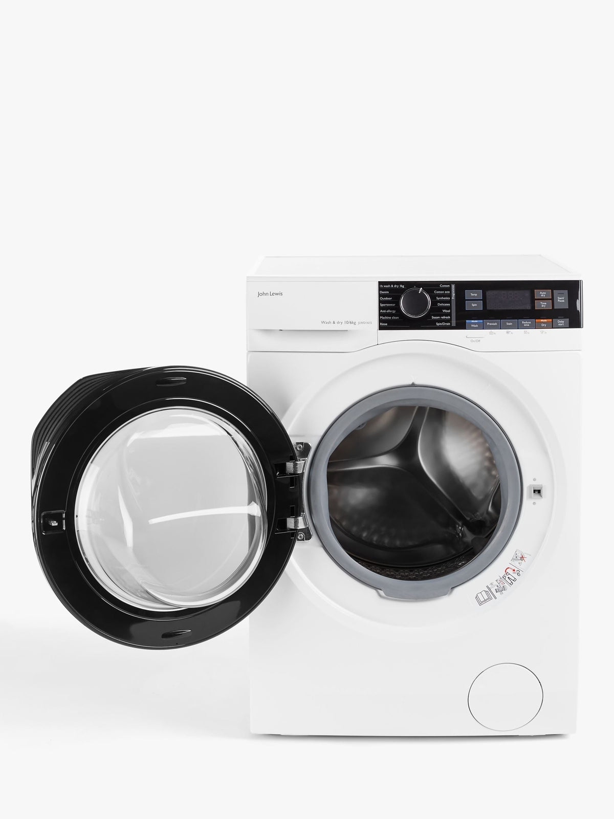 John Lewis JLWD1615 Washer Dryer 10kg/6kg White — image 8