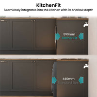 Hisense 5i Series WD5I1245BBR Washer Dryer 12kg/8kg Black thumbnail 3