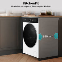 Hisense 5i Series WD5I1245BWR Washer Dryer 12kg/8kg White thumbnail 5