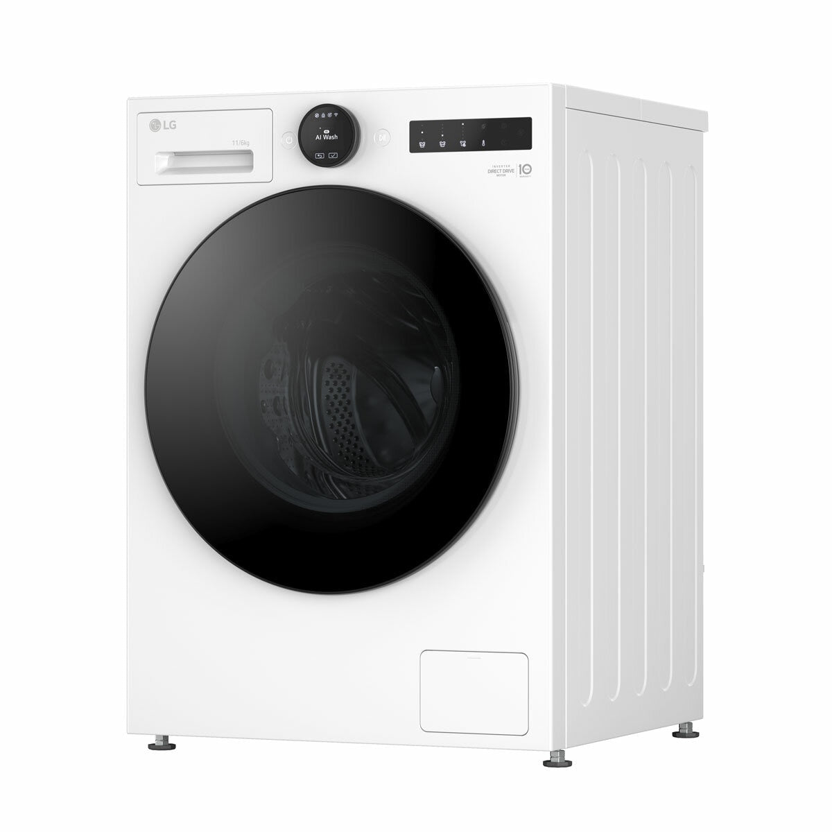 LG W4X7016TWB Washer Dryer 11kg/6kg White — image 5