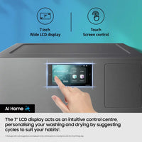 Samsung WD18DB8995BZT1 Washer Dryer 18kg/11kg 1000rpm Dark Steel thumbnail 6