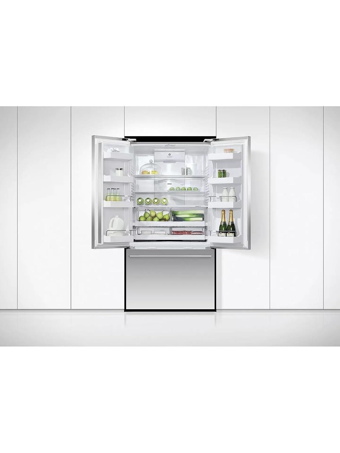 Freestanding French Door Fridge Freezer 569L 90cm Stainless Steel — image 5