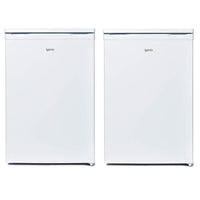 Under Counter Fridge Freezer Set 136L/91L 55cm Inox thumbnail 5