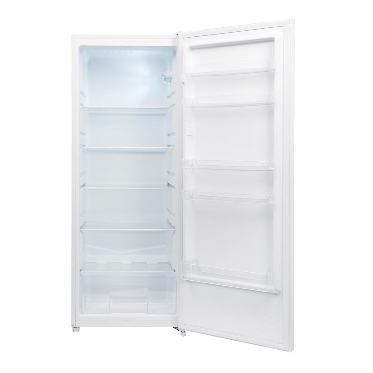 Tall Larder Fridge Freestanding 241L White - View 3