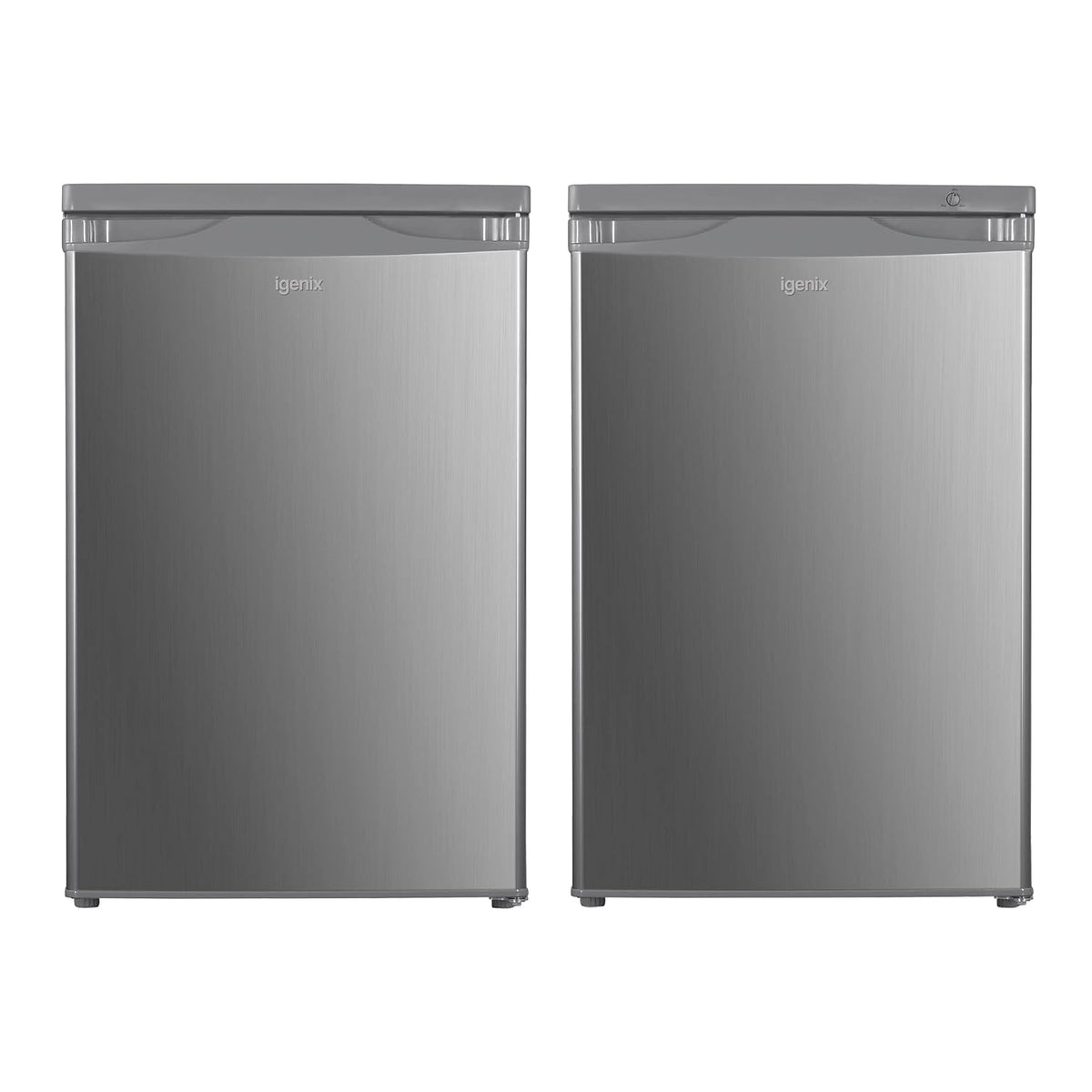 Under Counter Fridge Freezer Set 136L/91L 55cm Inox