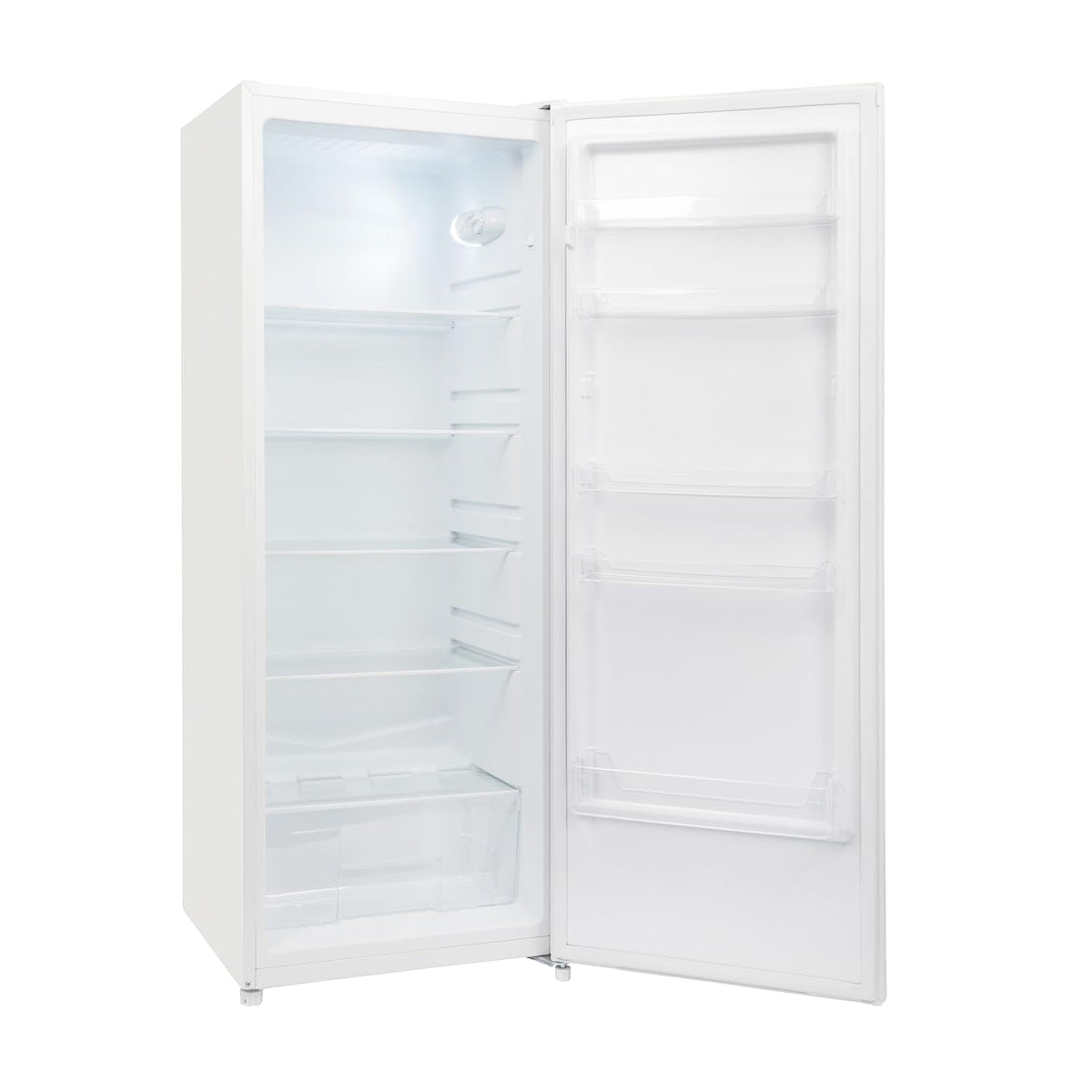 Tall Larder Fridge Freestanding 241L White - View 5