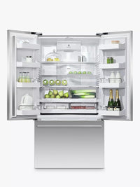 Freestanding French Door Fridge Freezer 569L 90cm Stainless Steel thumbnail 2