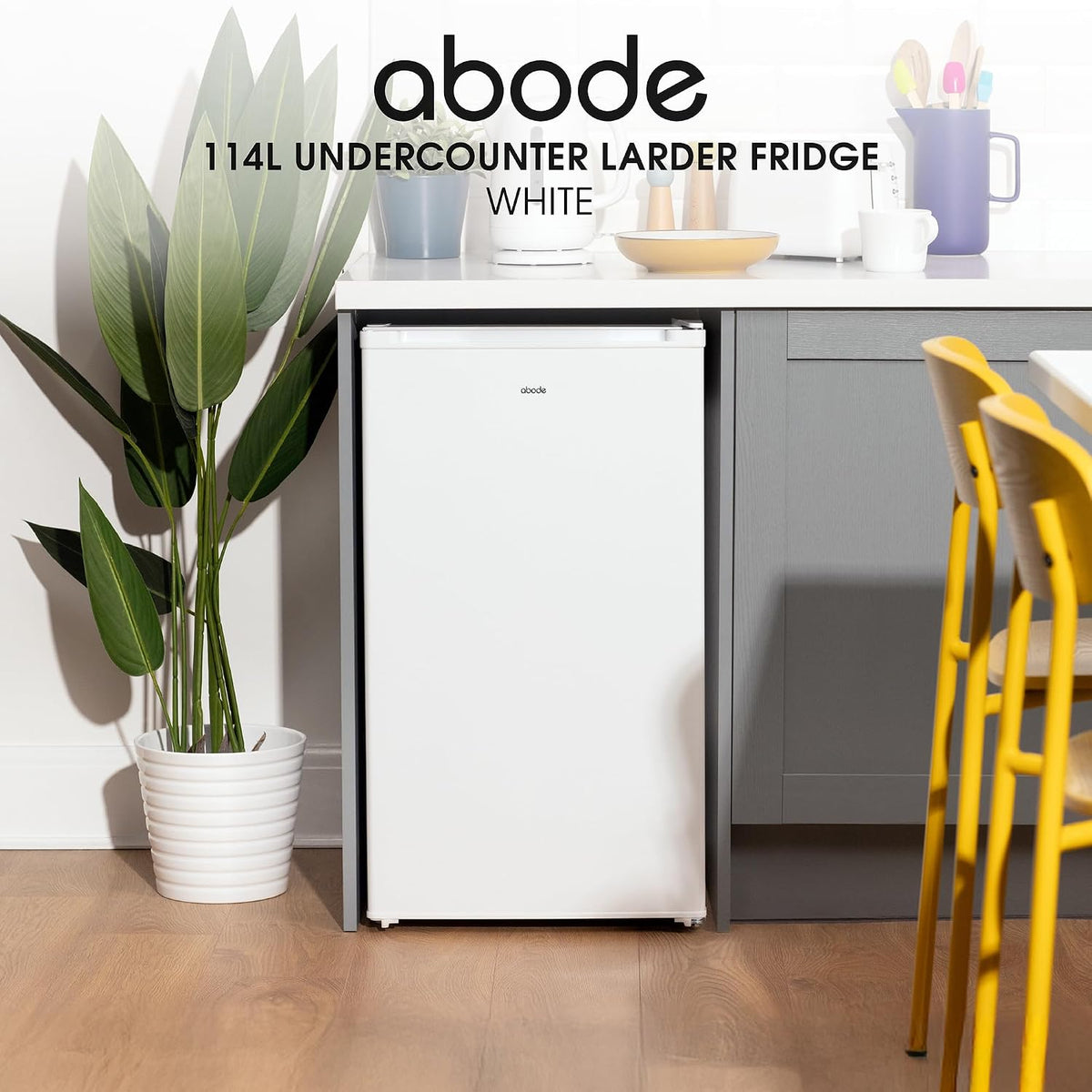 Freestanding Undercounter Fridge 114L 50cm White — image 4