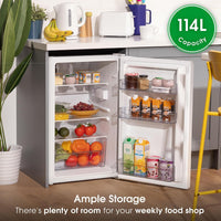 Freestanding Undercounter Fridge 114L 50cm White thumbnail 5