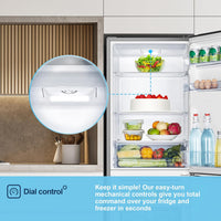 Freestanding Fridge Freezer 252L Silver thumbnail 7