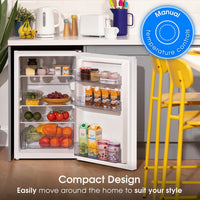 Freestanding Undercounter Fridge 114L 50cm White thumbnail 6