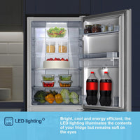 Freestanding Frost Free Fridge Freezer with Water Dispenser 256L White thumbnail 9
