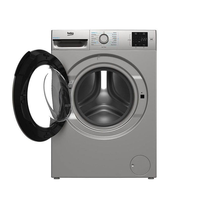 Beko BMN3WT3841S Washing Machine 8kg 1400rpm Silver - View 2