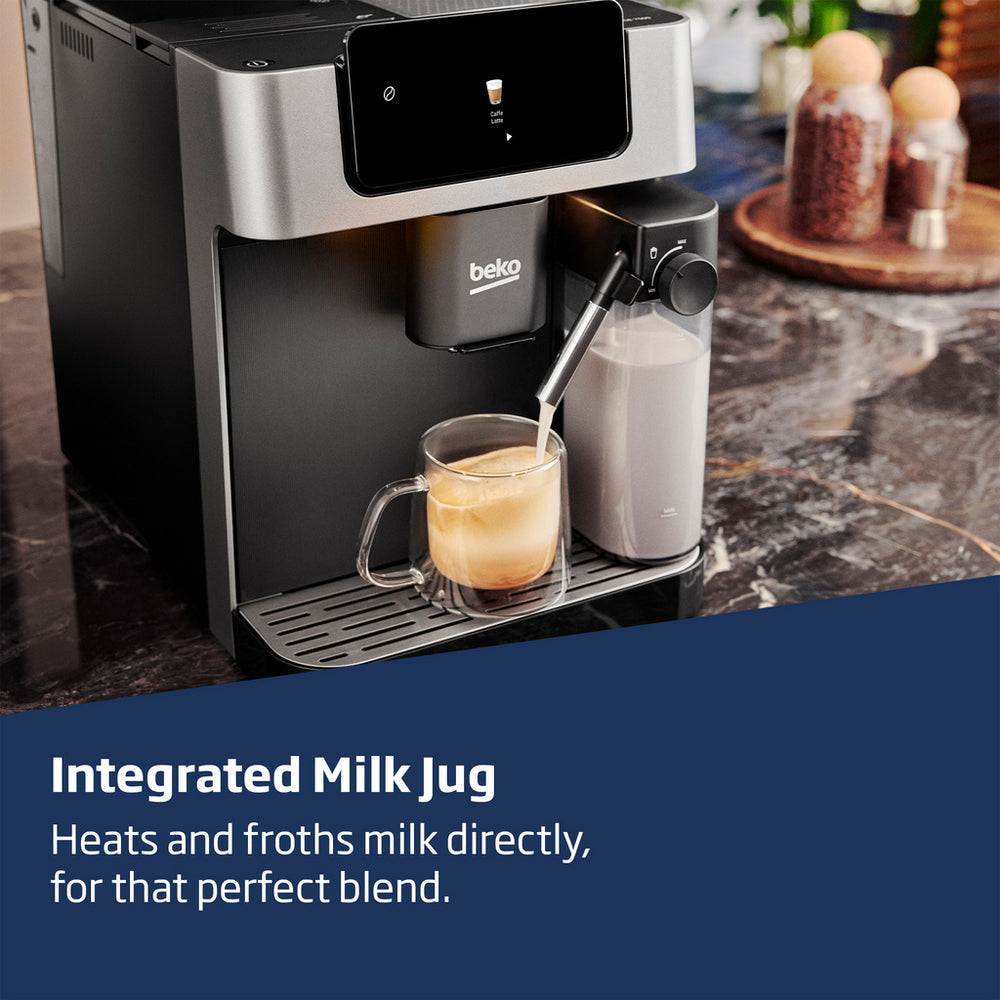 Beko CaffeExperto CEG7304X Bean to Cup Coffee Machine 2L 19 Bar Silver - View 5