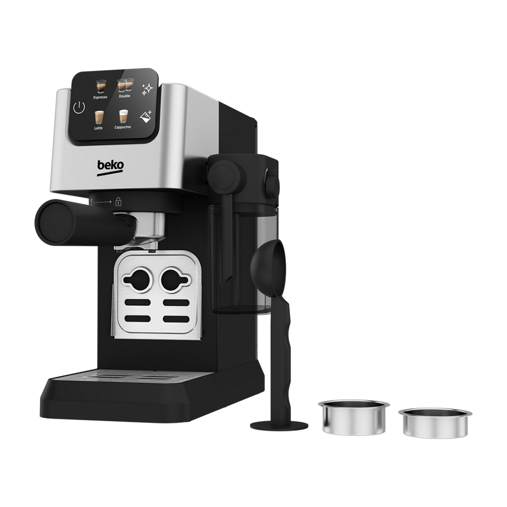 Beko CaffeExperto CEP5304X Espresso Coffee Machine Silver - View 3