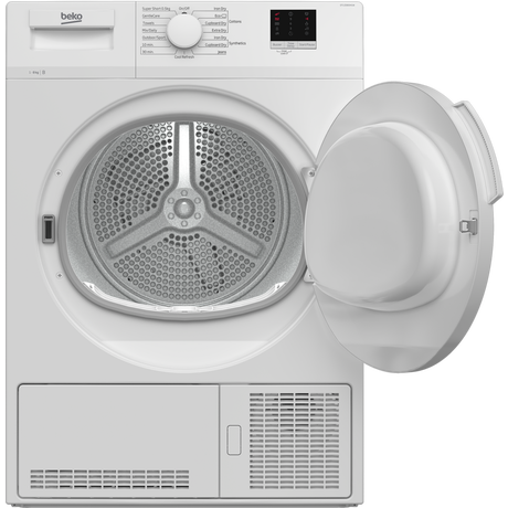Beko DTLCE80041W Condenser Tumble Dryer 8kg White - View 2