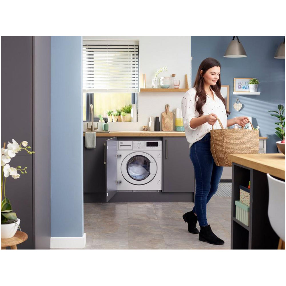 Beko WTIK74151F Washing Machine 7kg 1400rpm White - View 3