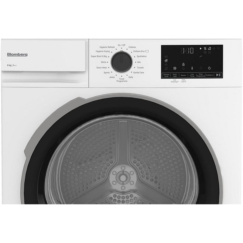 Blomberg LTA18320W Heat Pump Tumble Dryer 8kg White - View 4