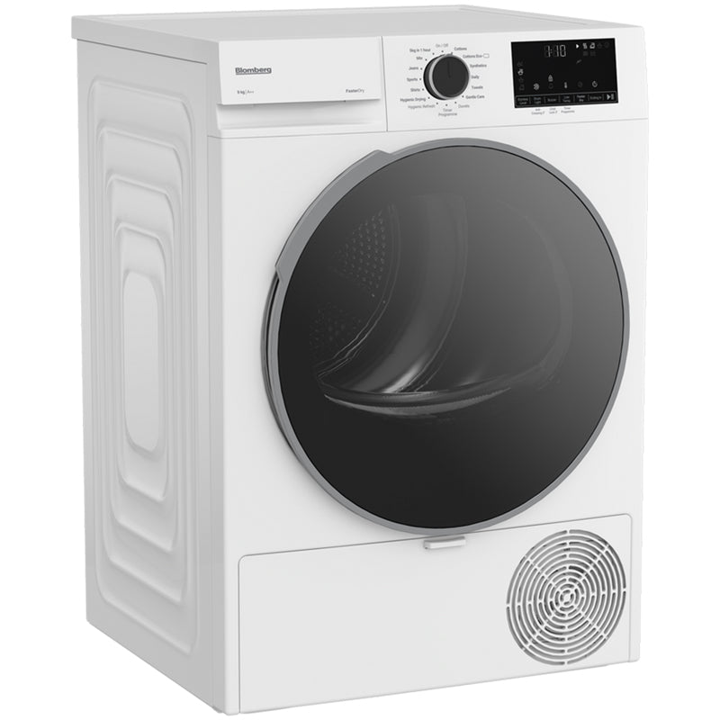 Blomberg LTAH39420W Heat Pump Tumble Dryer 9kg White - View 3