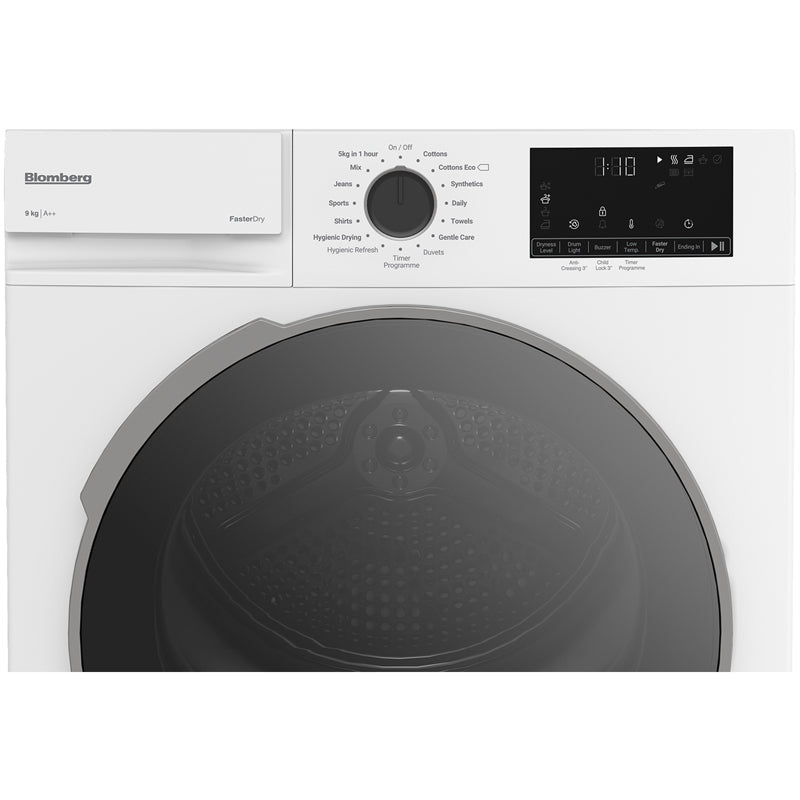Blomberg LTAH39420W Heat Pump Tumble Dryer 9kg White - View 4