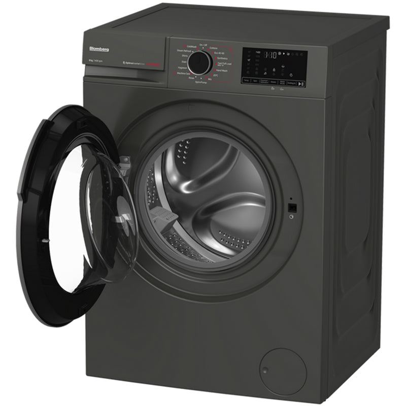 Blomberg LWA18461G Washing Machine 8kg 1400rpm Graphite - View 4
