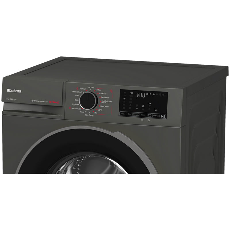 Blomberg LWA18461G Washing Machine 8kg 1400rpm Graphite - View 5
