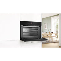 Bosch Series 8 CEG732XB1B Built-In Microwave and Grill 36L 1000W Black thumbnail 2