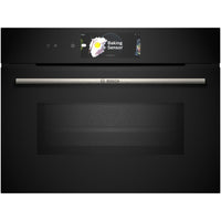 Bosch Series 8 CMG778NB1 Built-in Combi Microwave 45L Black thumbnail 1