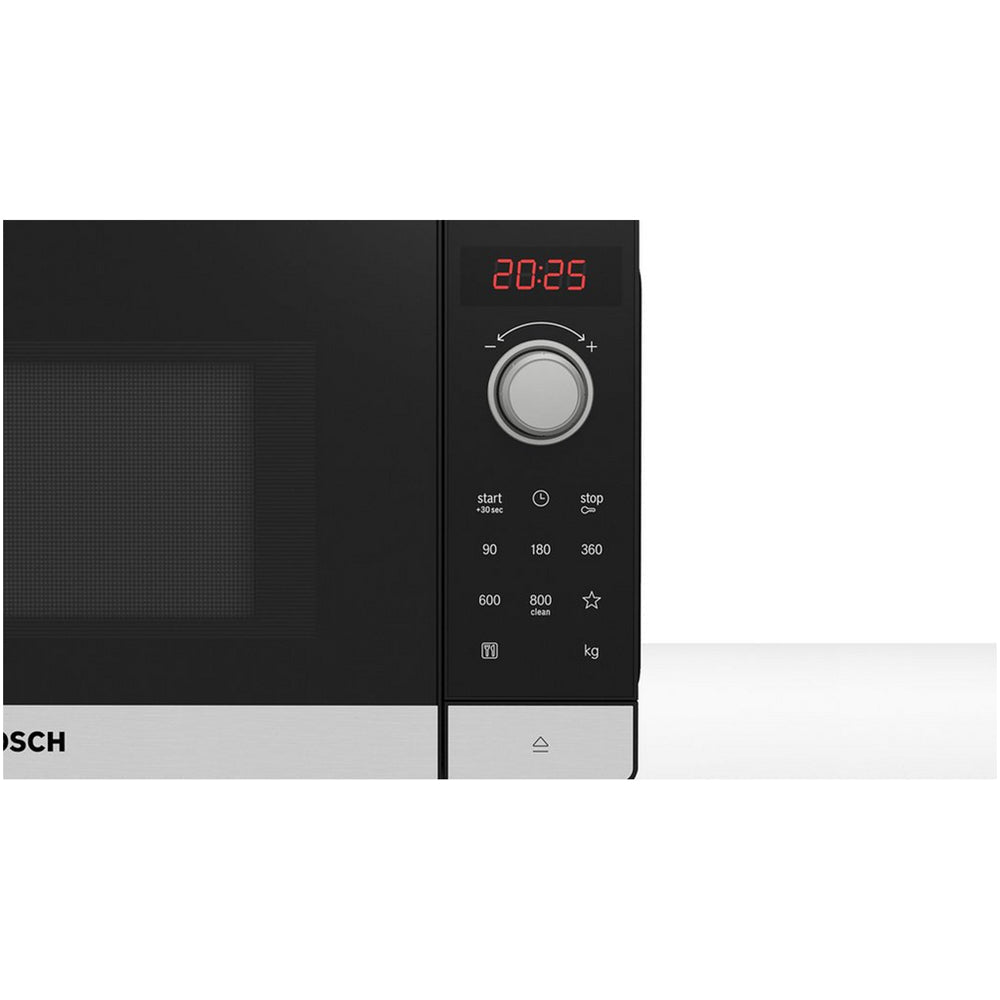 Bosch Serie 2 FFL023MS2B Freestanding Microwave 20L 800W Stainless Steel - View 2