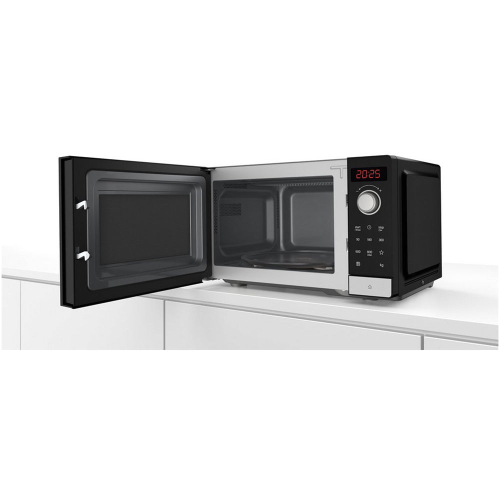 Bosch Serie 2 FFL023MS2B Freestanding Microwave 20L 800W Stainless Steel - View 4