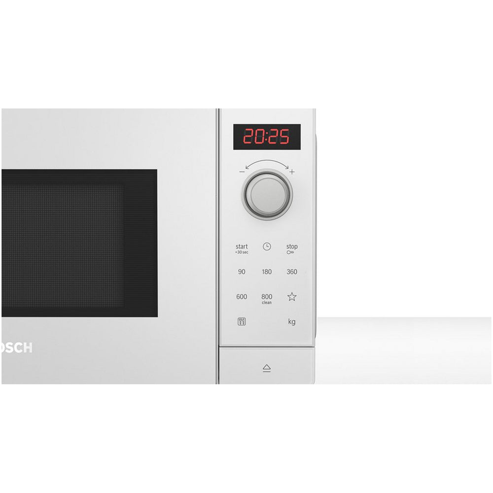Bosch Series 2 FFL023MW0B Freestanding Microwave 20L 800W White - View 4