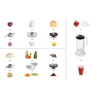 Bosch MCM3501MGB MultiTalent 3 Food Processor 2.3L 800W Black thumbnail 5