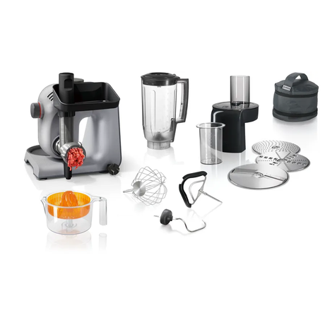 Bosch MUM59340GB CreationLine Kitchen Machine Food Mixer 3.9L 1000W - View 2