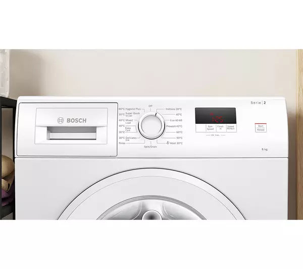 Bosch Series 2 WGE03408GB Washing Machine 8kg White — image 2