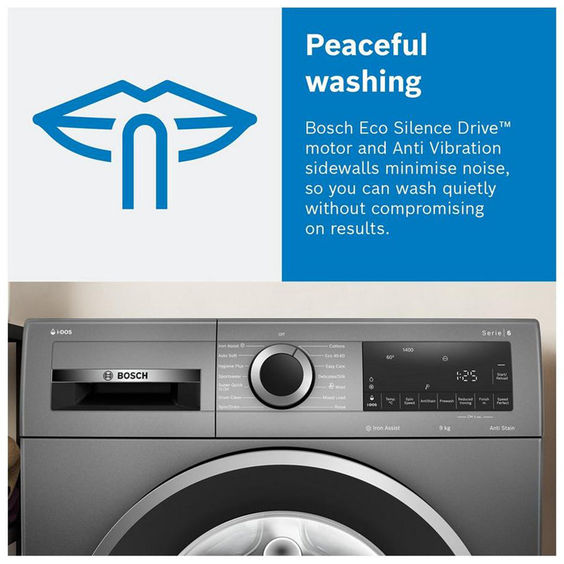 Bosch Series 6 WGG24400GB Front Load Washing Machine 9kg 1400rpm White — image 12