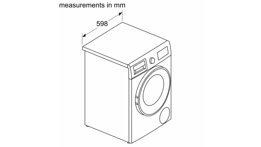 Bosch WNA134U8GB Washer Dryer 8kg/5kg 1400rpm White — image 9
