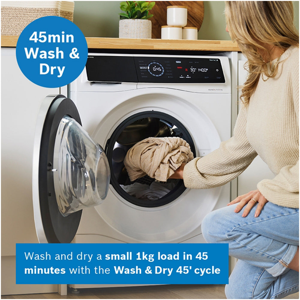 Bosch Series 8 WNC25410GB Washer Dryer 10.5kg/6kg 1400rpm White — image 17