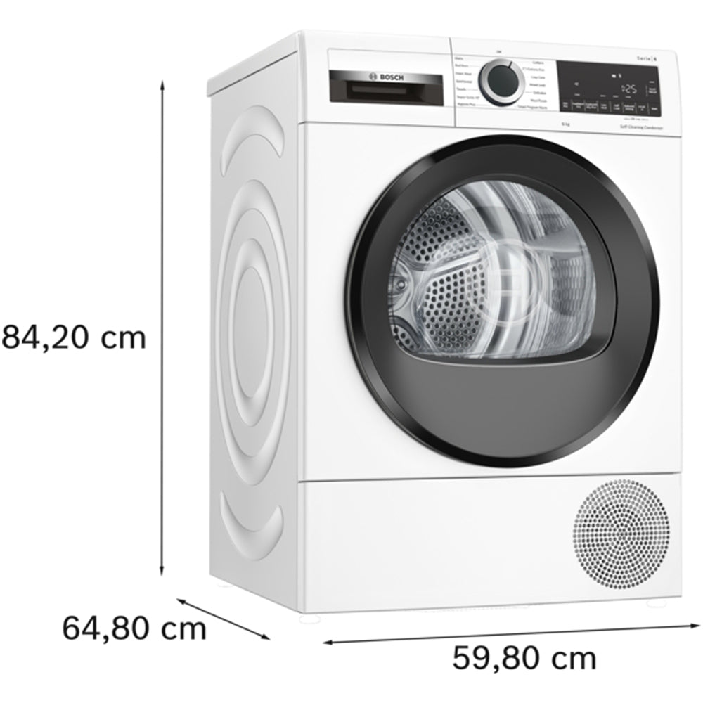 Bosch Series 6 WQG245A0GB Heat Pump Tumble Dryer 9kg White — image 5