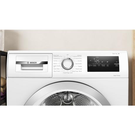 Bosch Serie 4 WTH85223GB Heat Pump Tumble Dryer 8kg White - View 4