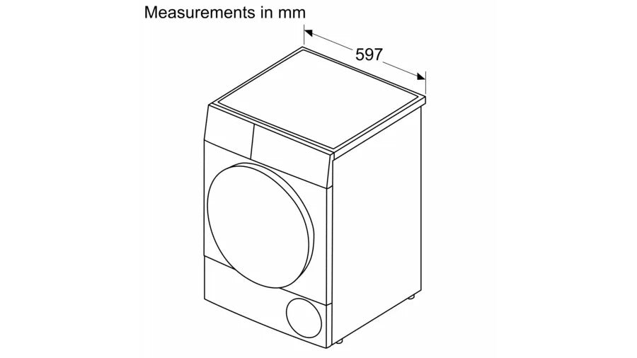 Bosch Serie 4 WTH85223GB Heat Pump Tumble Dryer 8kg White — image 5