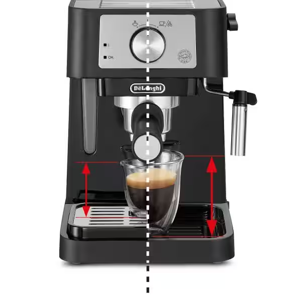 De'Longhi EC260.BK Stilosa Espresso Coffee Machine 1L 1100W Black - View 4