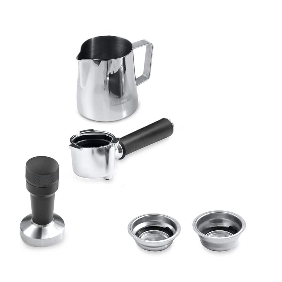 DeLonghi EC885.BG Dedica Arte Manual Espresso Coffee Maker Beige Gold — image 5
