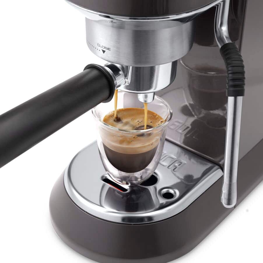 DeLonghi EC885.GY Dedica Arte Espresso Coffee Maker Grey - View 3