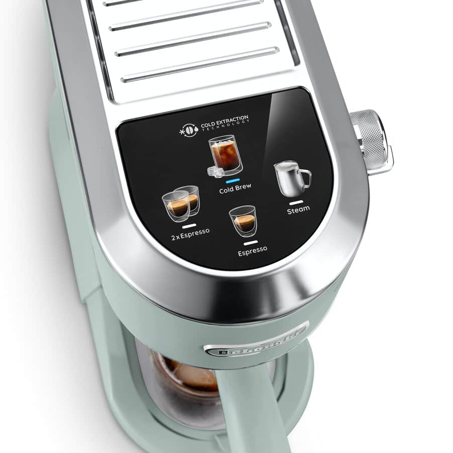 DeLonghi Dedica Duo EC890.GR Manual Espresso Machine Green - View 4