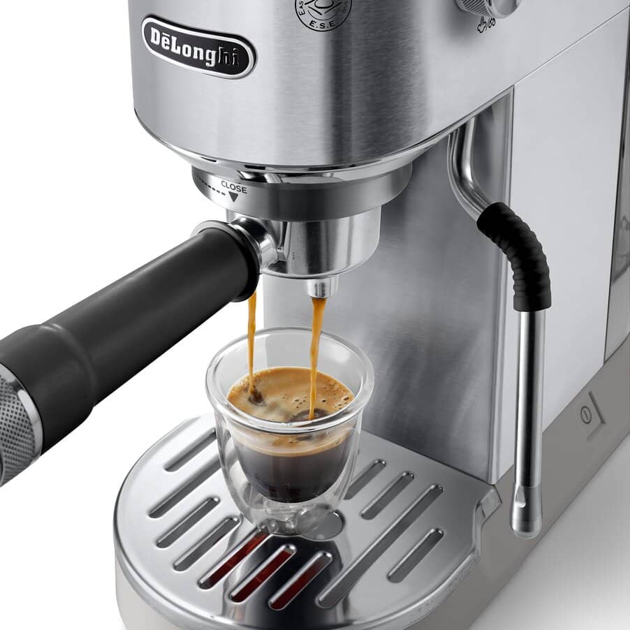 DeLonghi Dedica Duo EC890.M Espresso Machine 15 Bar Silver - View 4