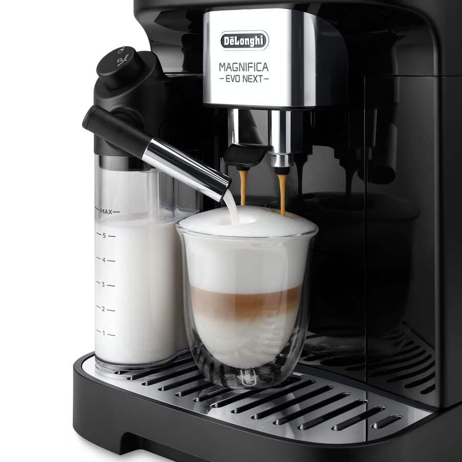 DeLonghi ECAM310.60.B Magnifica Evo Next Coffee Machine Black - View 5