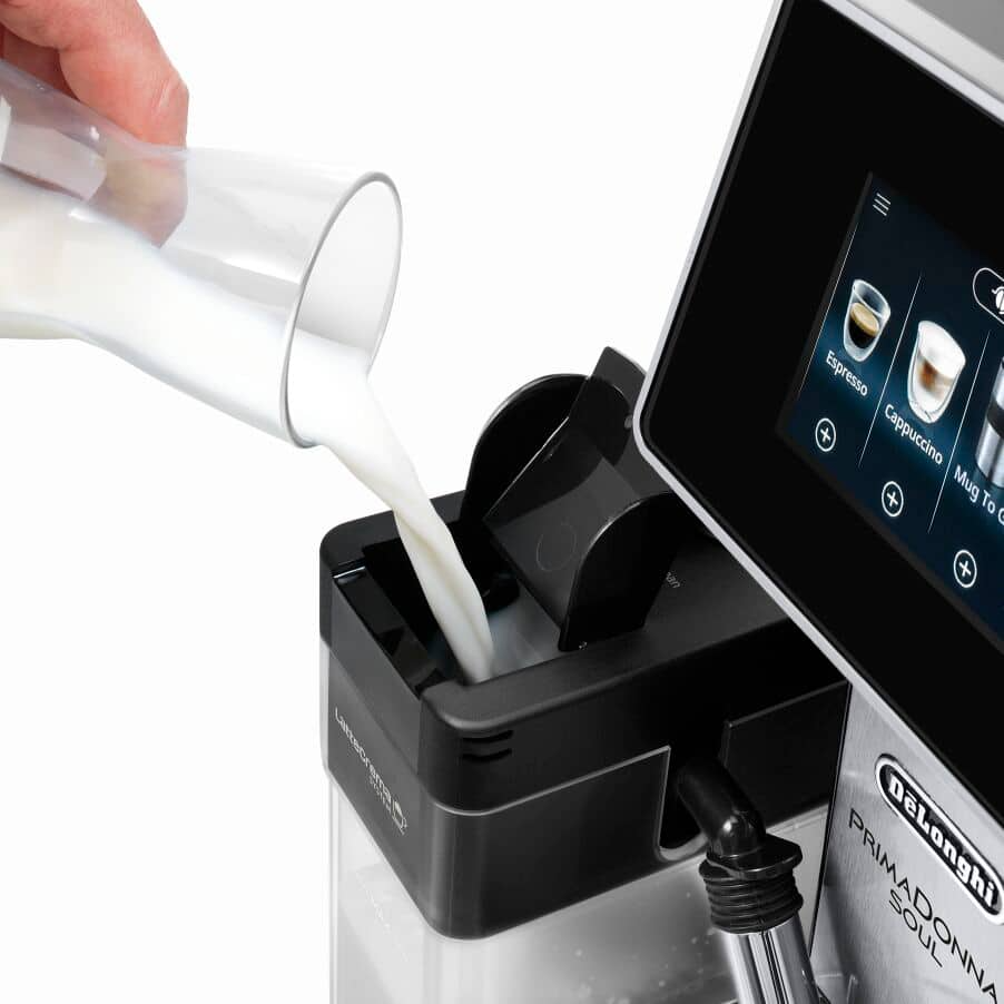 DeLonghi Primadonna Soul ECAM610.75.M Coffee Machine Metal Black - View 4